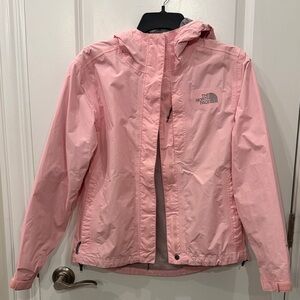 The North Face Women's Light Pink Rain Jacket